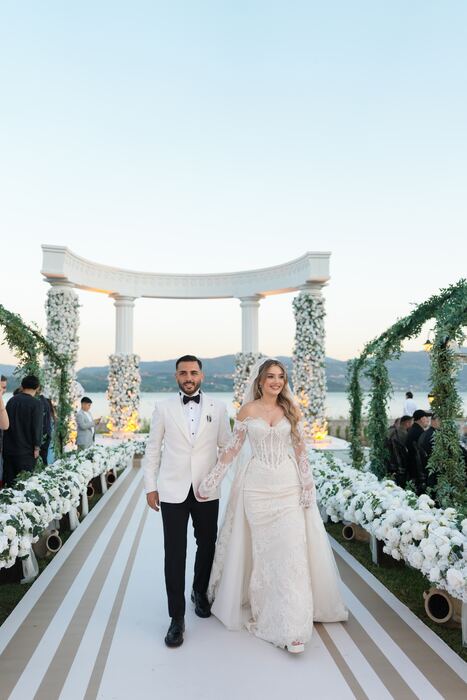 Del Lago Event'te romantik çift fotoğrafı